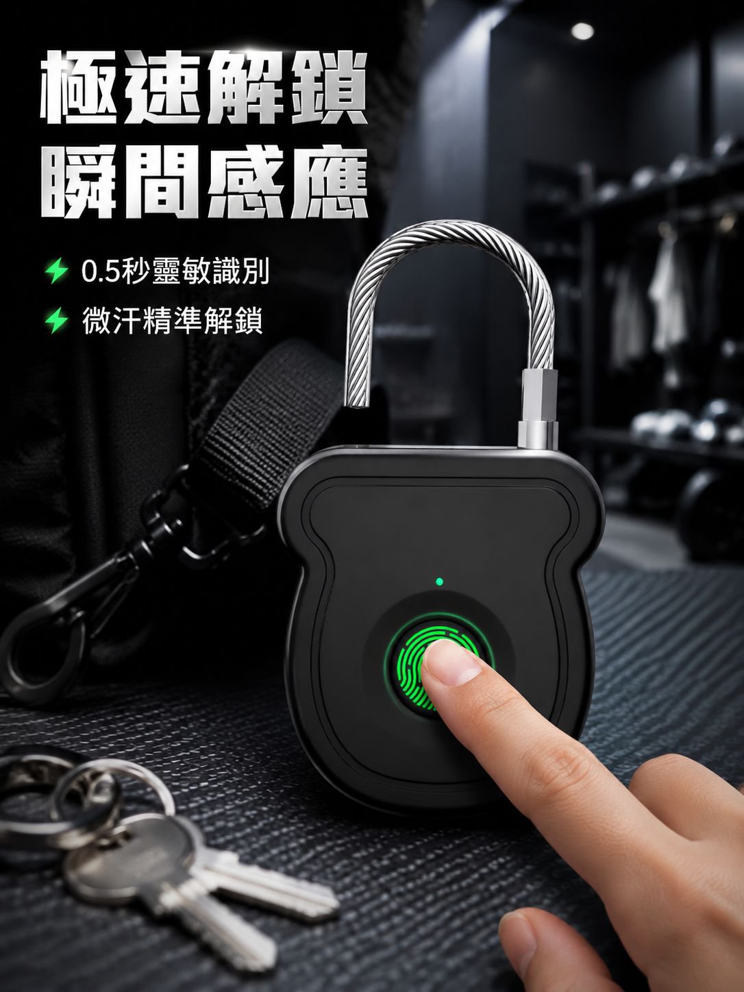 戶外防水智慧指紋鎖