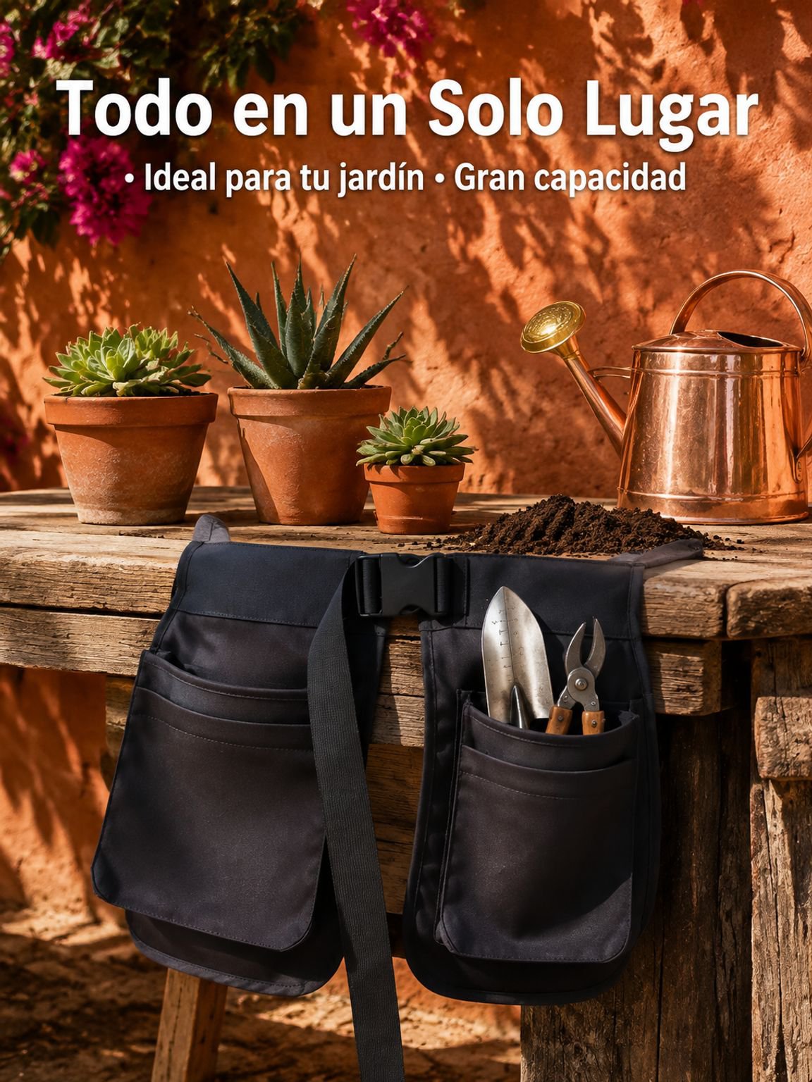 Bolsa de herramientas para cinturón de trabajo versátil