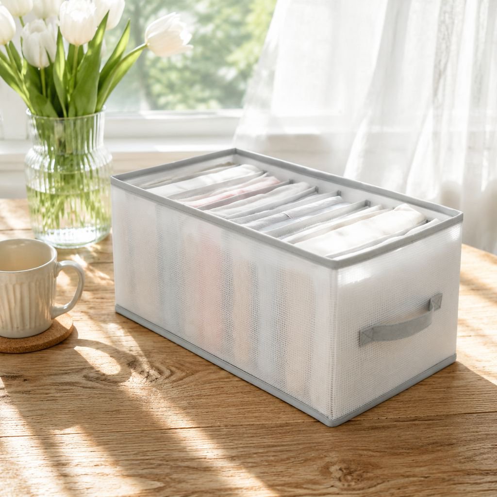 Washable Eight-Section Drawer Organiser