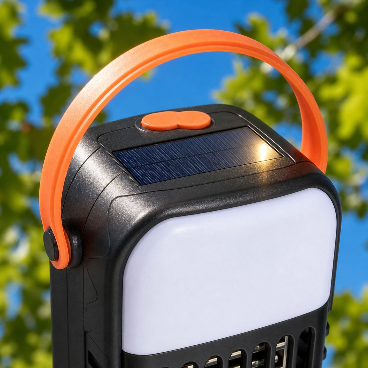 Eco-friendly solar-powered mosquito repellent lamp