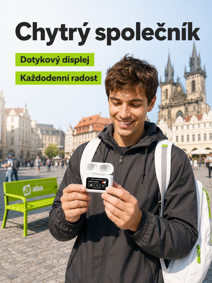 Prémiová bezdrátová sluchátka s dotykovým ovládáním