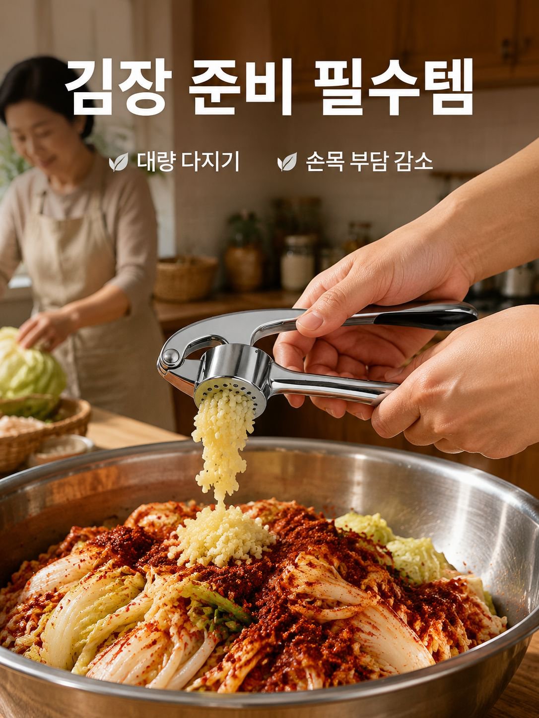 수동 마늘 믹서 분쇄기