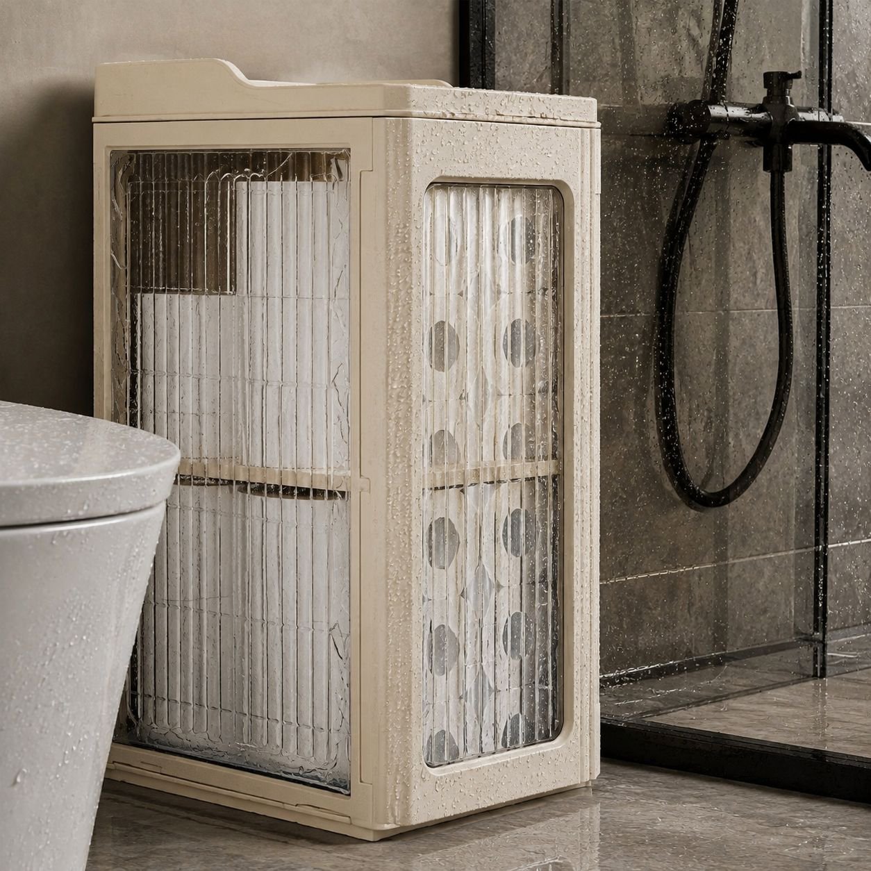 Waterproof Seam Storage Cabinet Bathroom Drawer Shelf