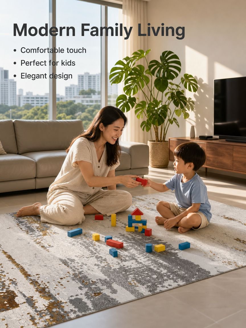 Modern Living Room Carpet