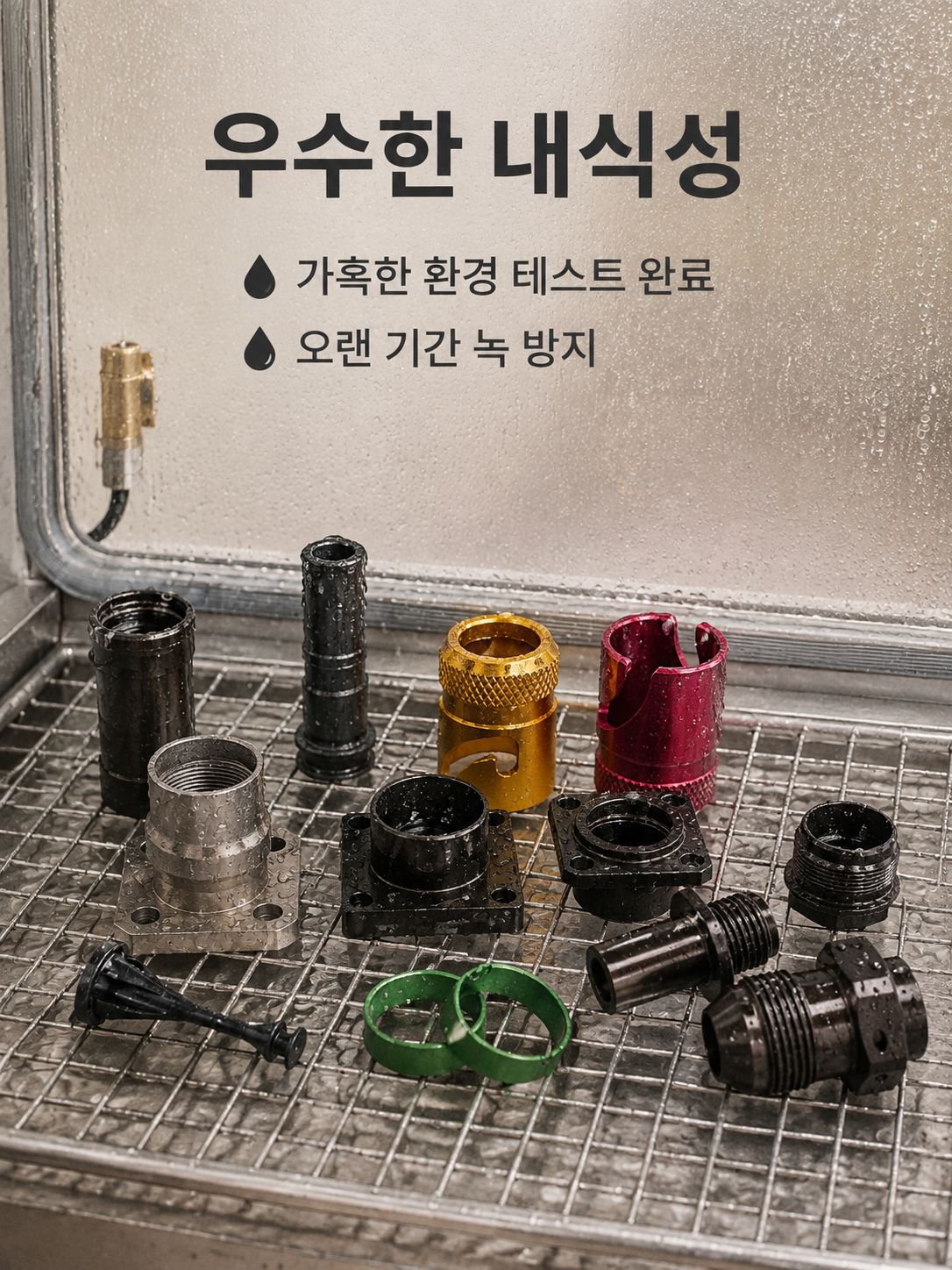 산업용 알루미늄 하드웨어 부품 집합