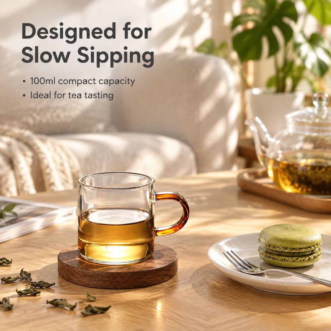 High Borosilicate Glass Tea Cup