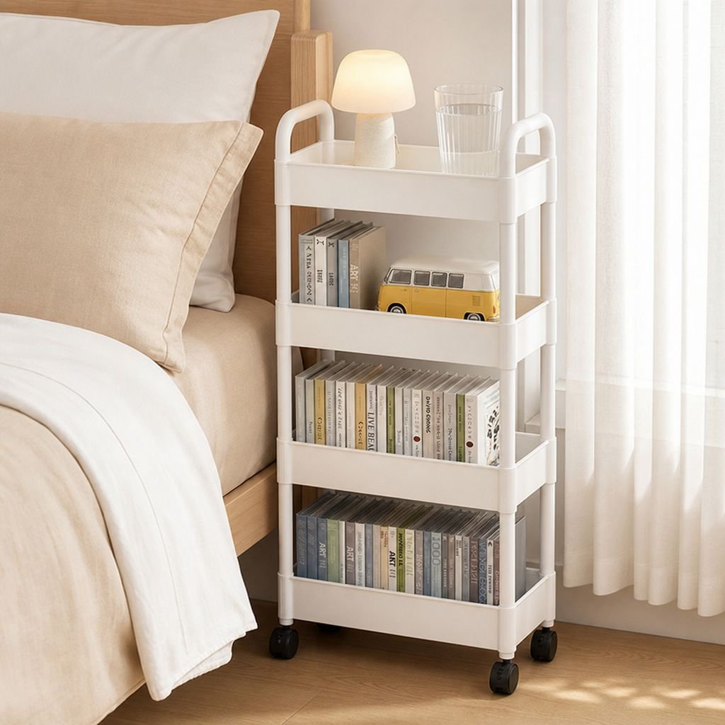Sturdy Shelf Rack for Books and Accessories