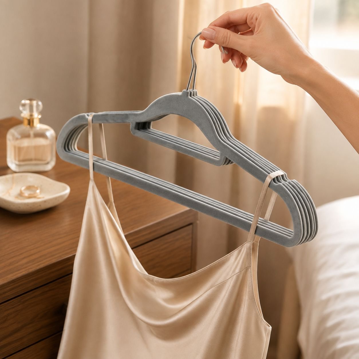 Direct Supply Household Non-Slip Velvet Hangers