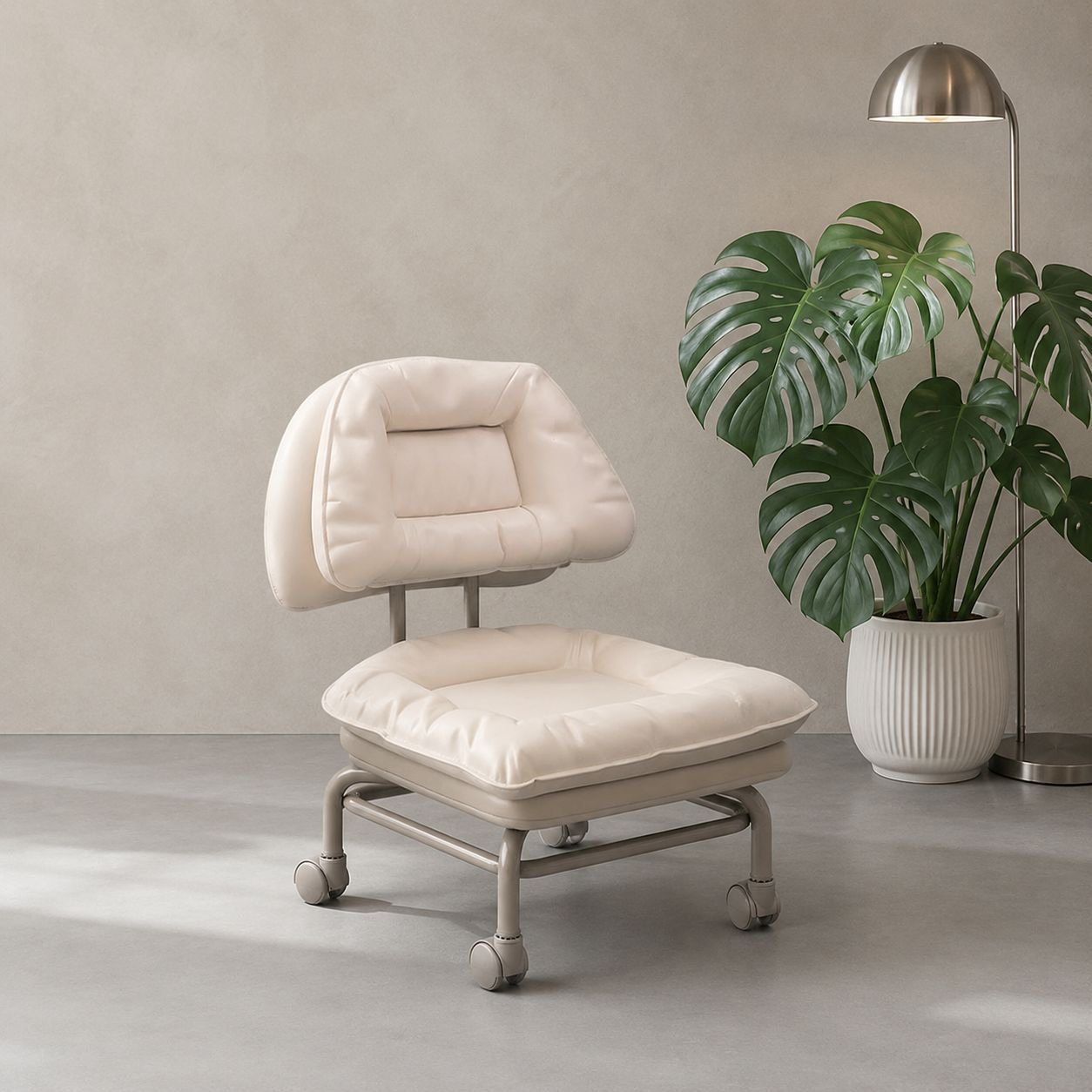 Nouvelle chaise nuage à roulettes universelles