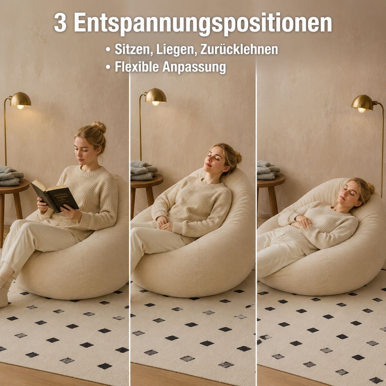 Sitzsack (zum Liegen oder Schlafen)