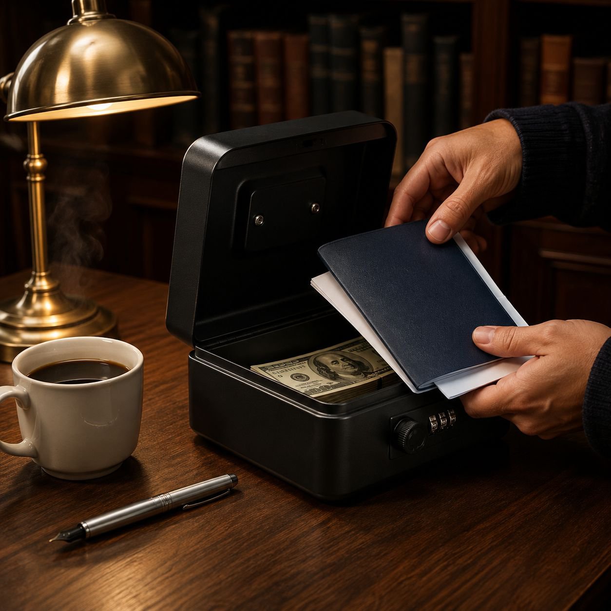 Personal coin organizer for adults