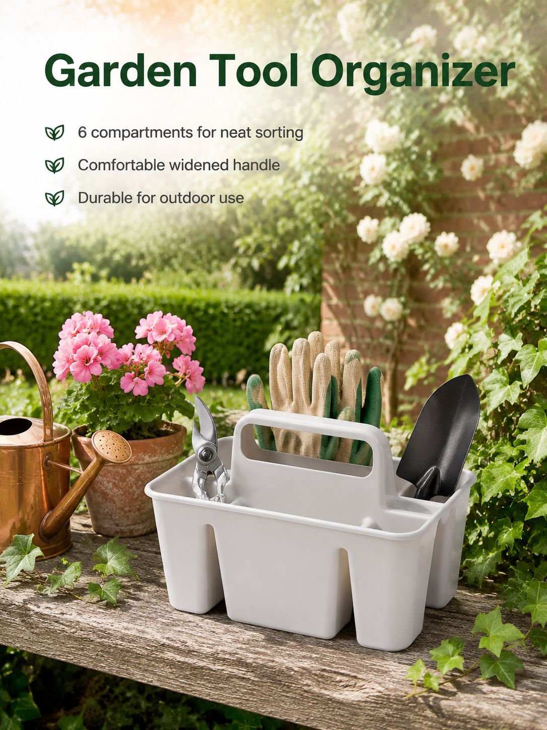 Portable Divided Utility Caddy