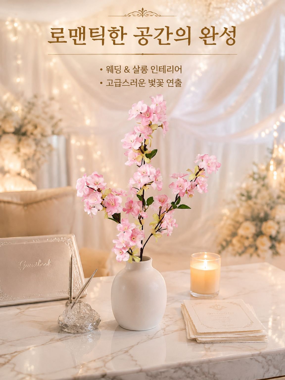 모조 벚꽃