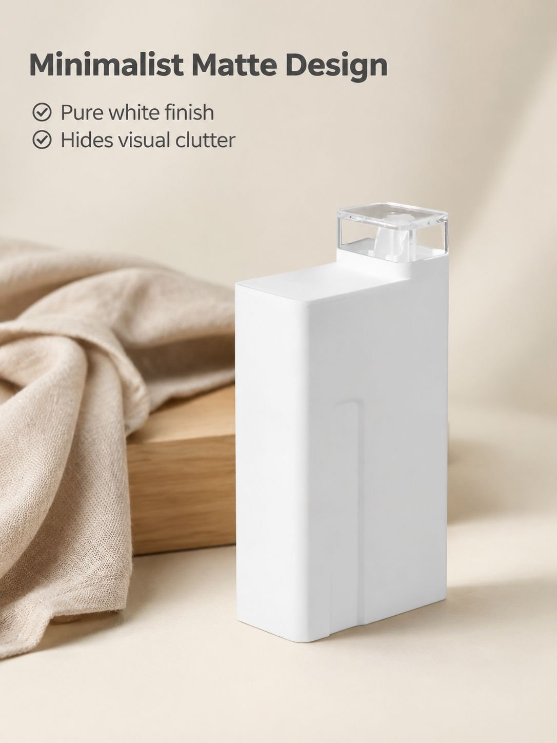 Transparent liquid dispensing bottle for laundry detergent