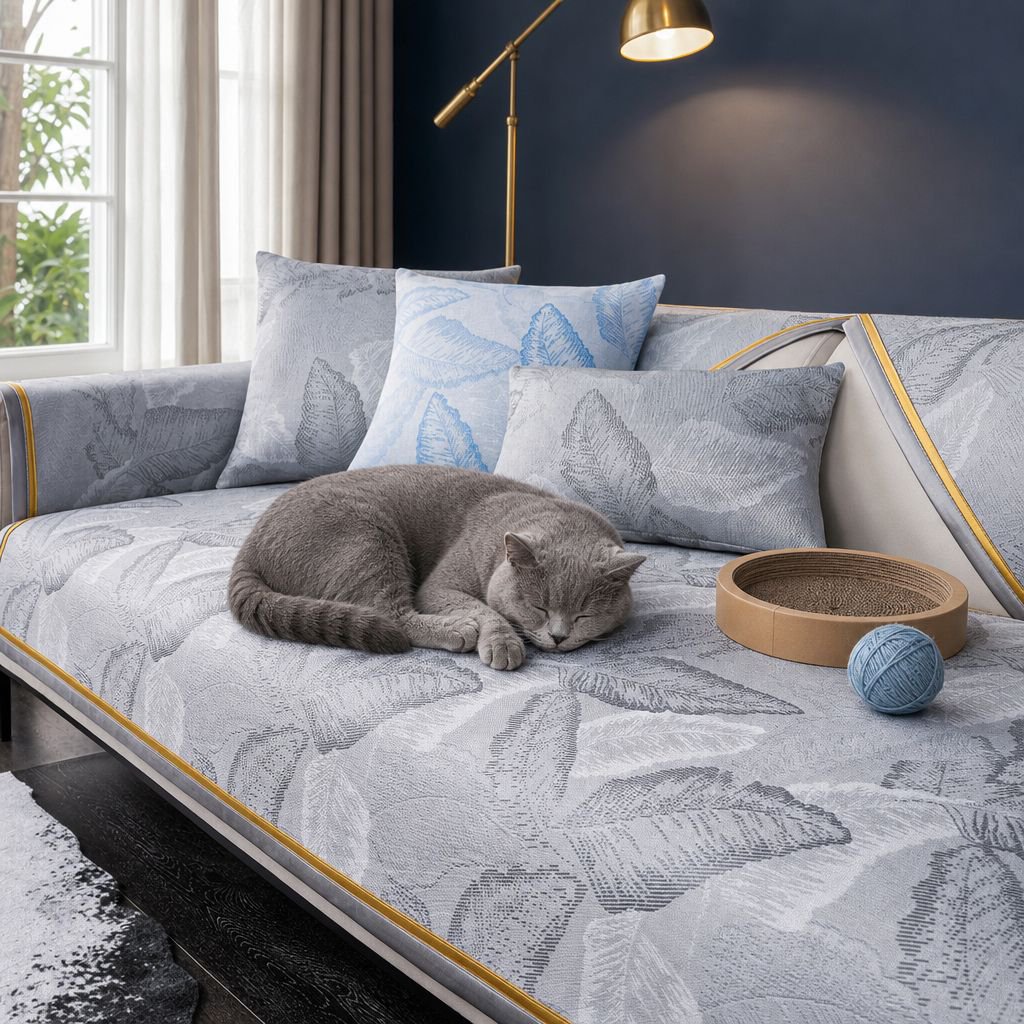 Non-slip Ice Silk Cooler Sofa Cushion