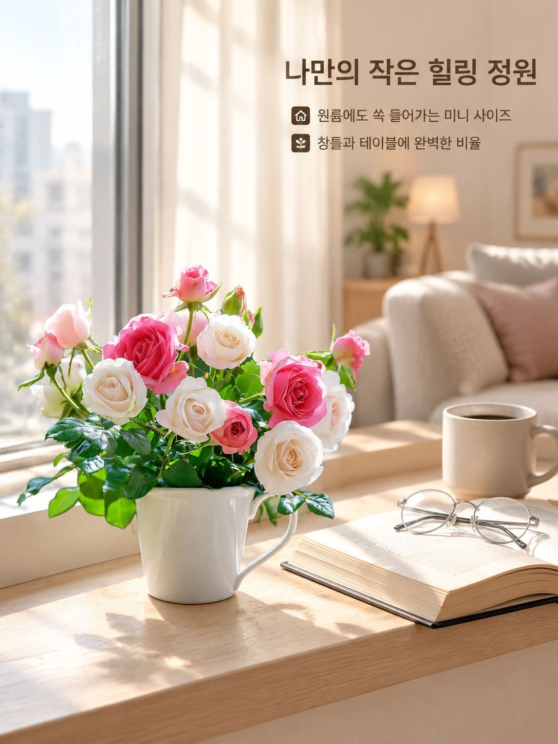 이중 꽃잎 장미