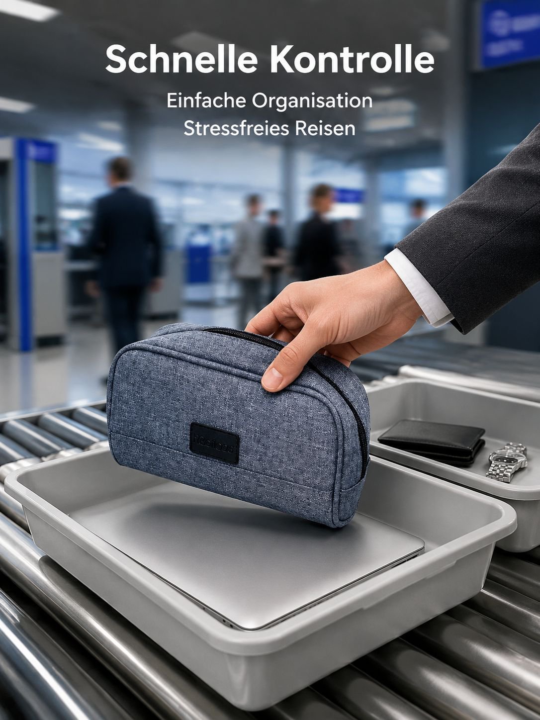Multifunktionale digitale Zubehör-Aufbewahrungstasche, schlichte Reisetasche