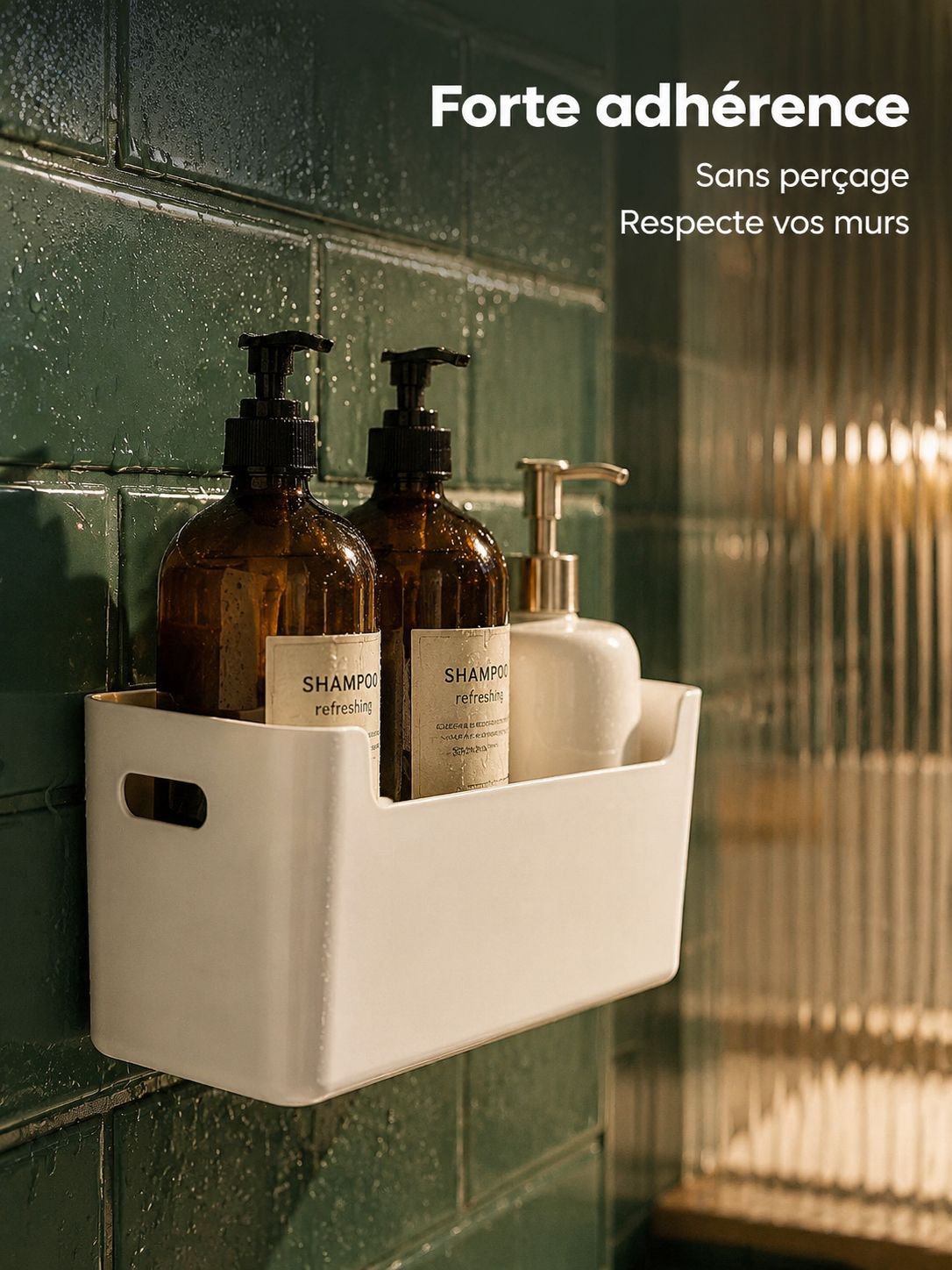 Boîte murale minimaliste et moderne pour salle de bain
