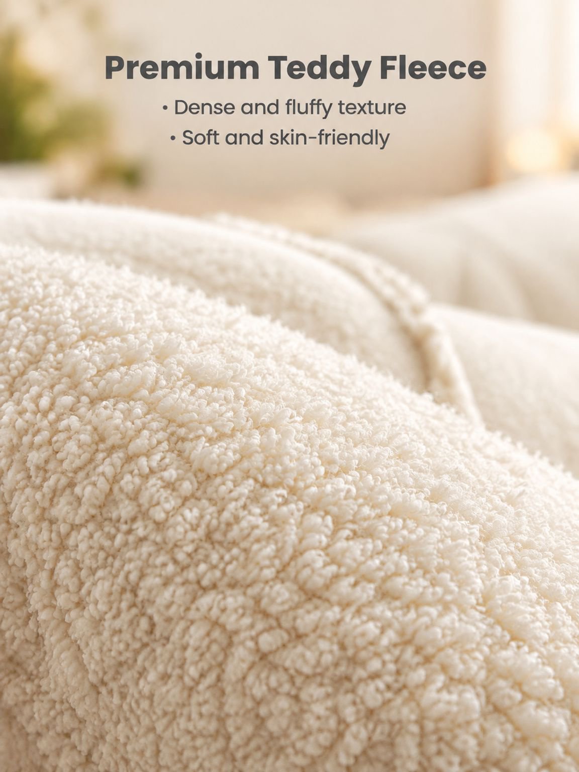Modern cream fabric sofa with a neutral design