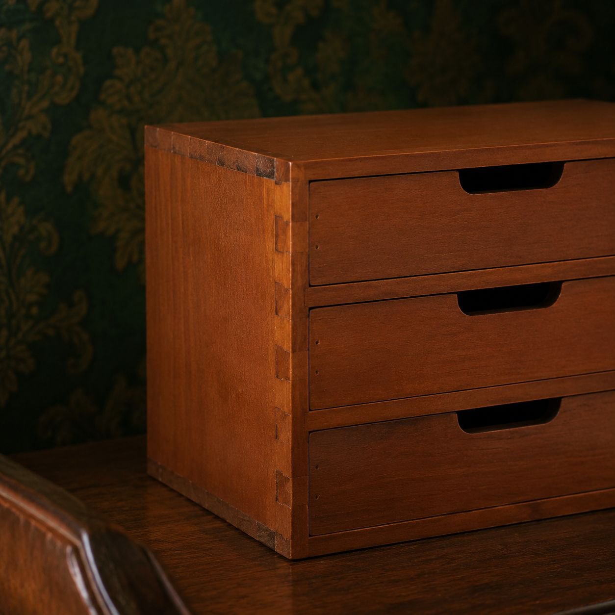 Space-saving small shelf cabinet with multiple shelves