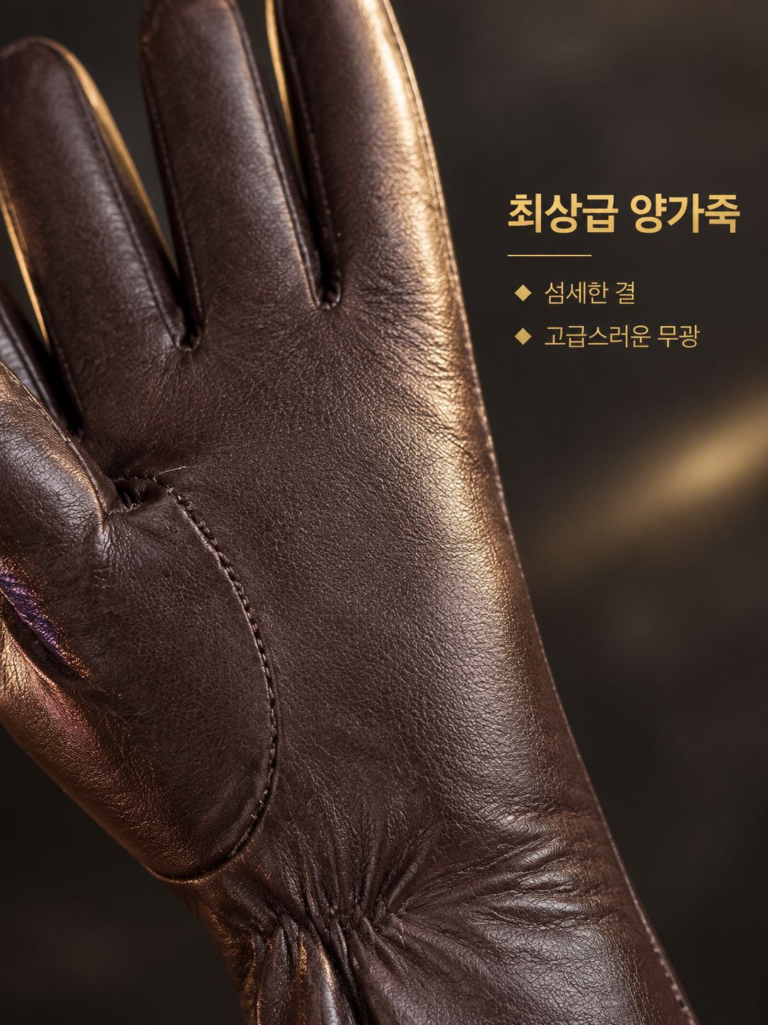 여성 정품 양가죽 가을겨울 기모 방한 장갑