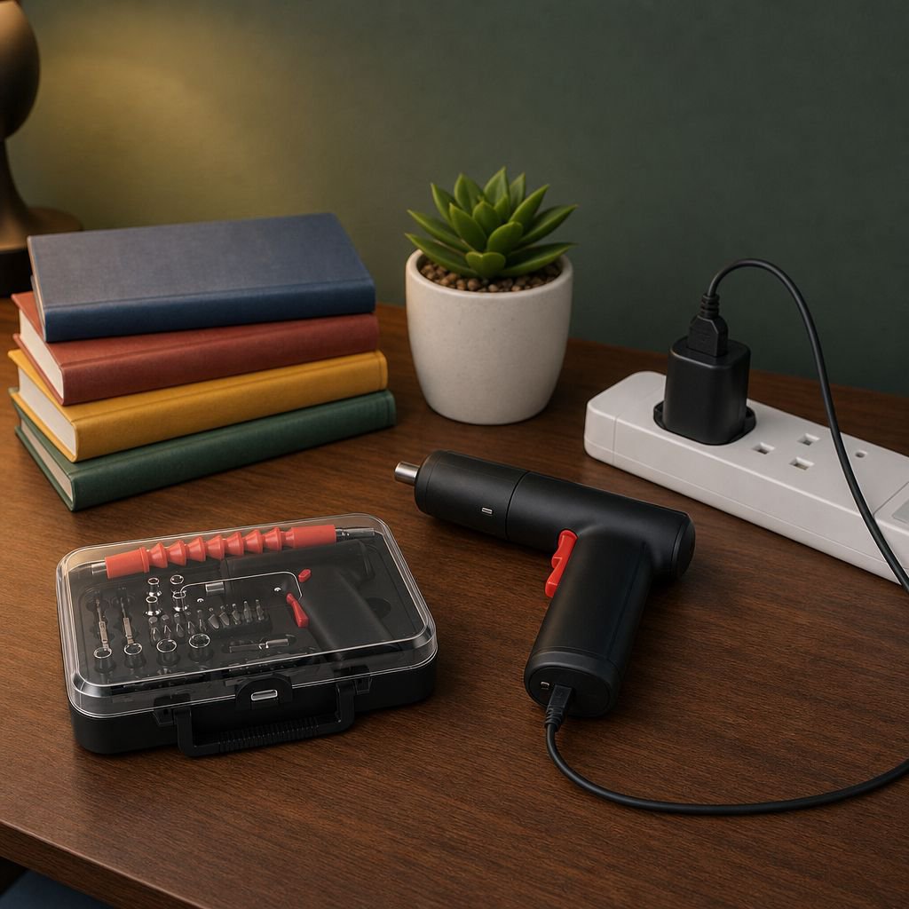 Portable Household Electric Screwdriver Lithium Drill Set