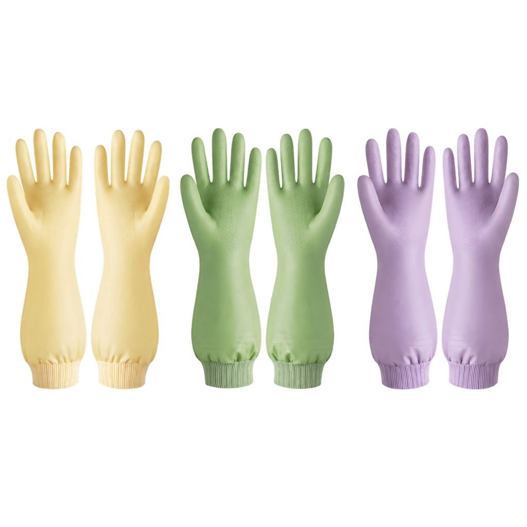 Damen Küchenhandschuhe, rutschfest, verdickt, wasserdicht