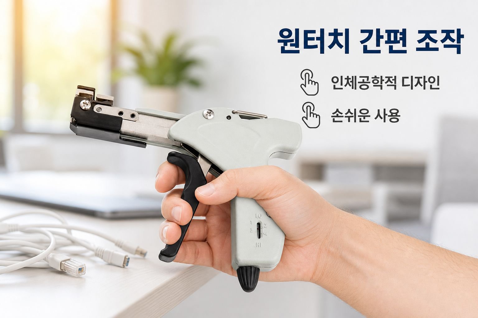 케이블 묶는 자동 조이기
