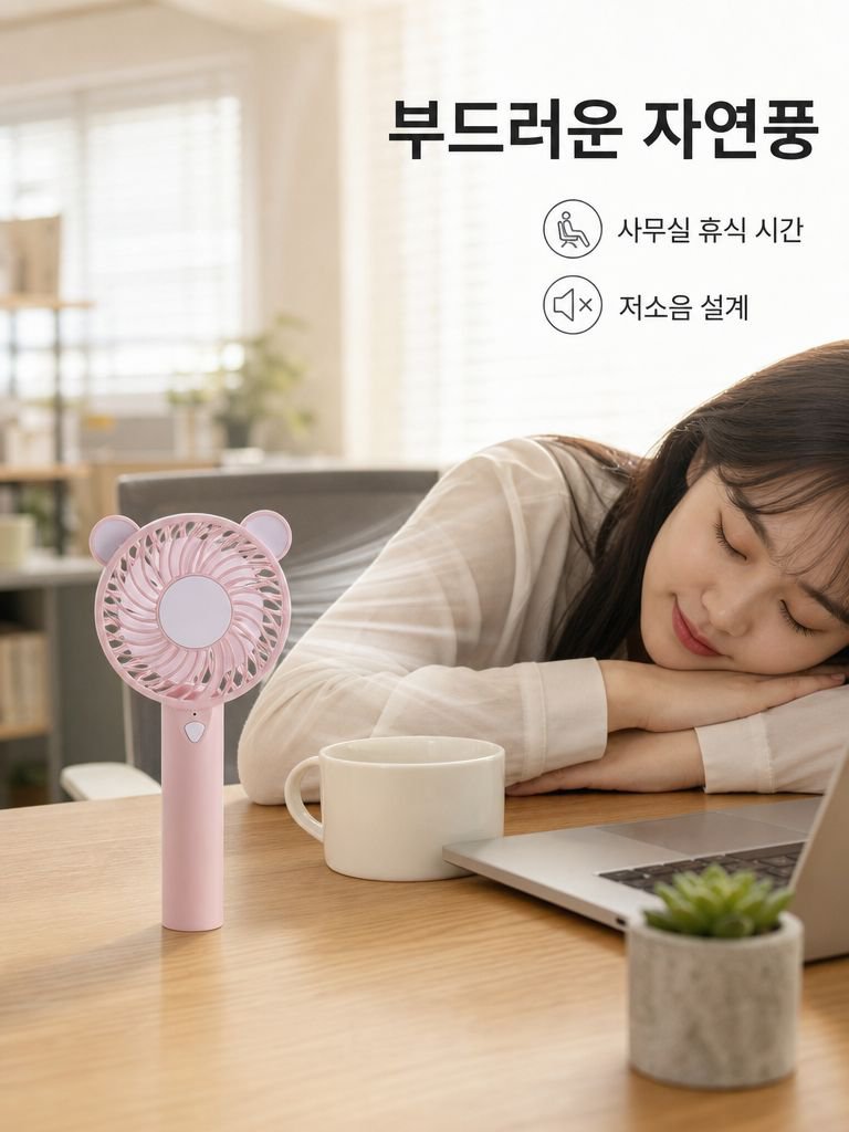 미니 휴대용 손선풍기