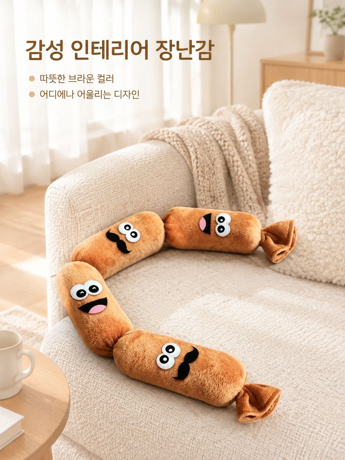 대소시지 강아지 장난감