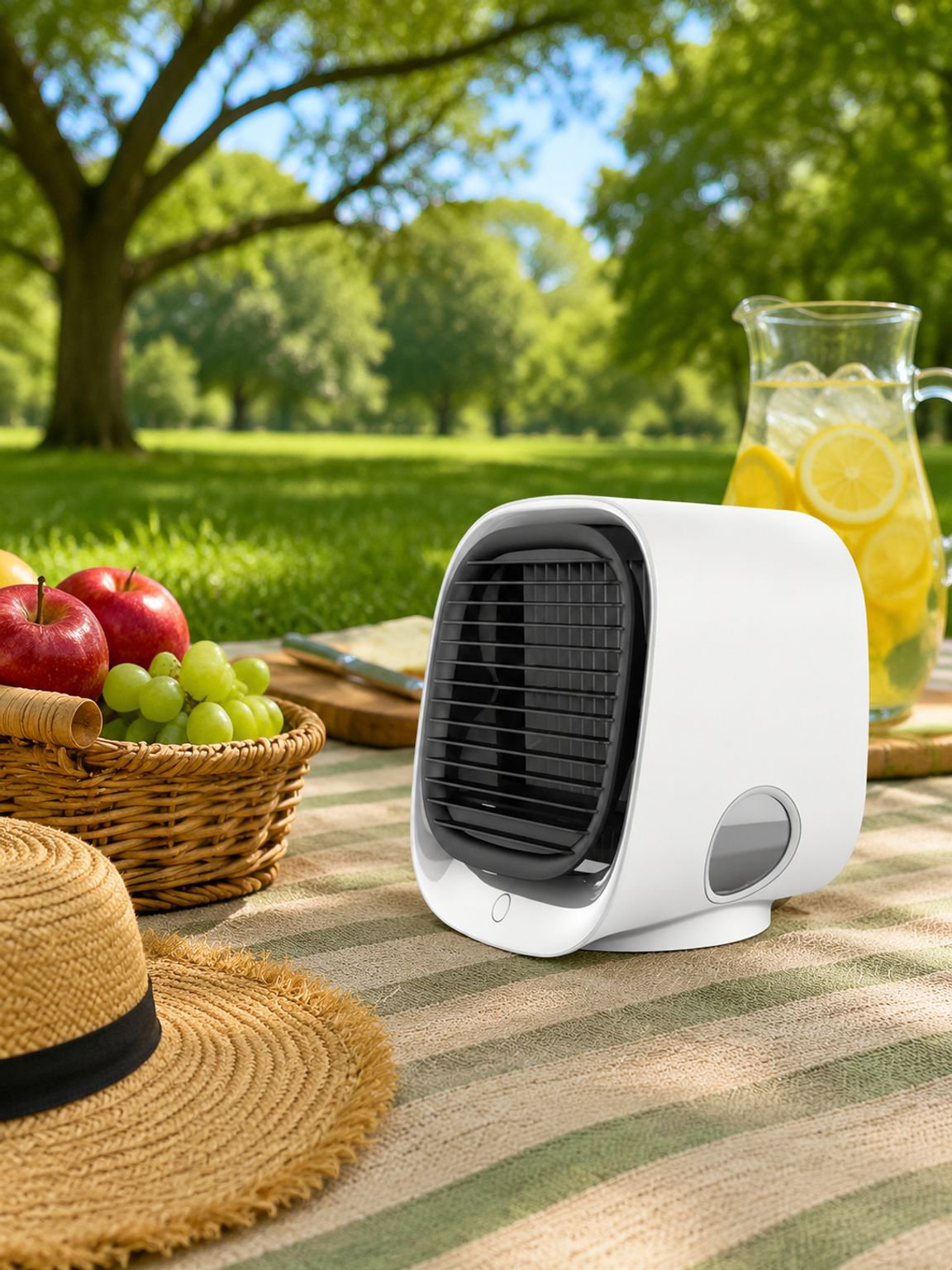 Wassergekühlter Ventilator, multifunktionaler Heim-/Bürokühler, leise, wiederaufladbar, praktisch, l