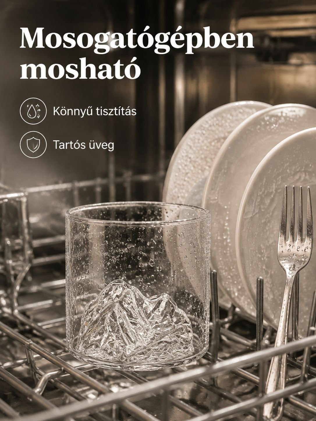 Átlátszó pohár szett whiskyhez