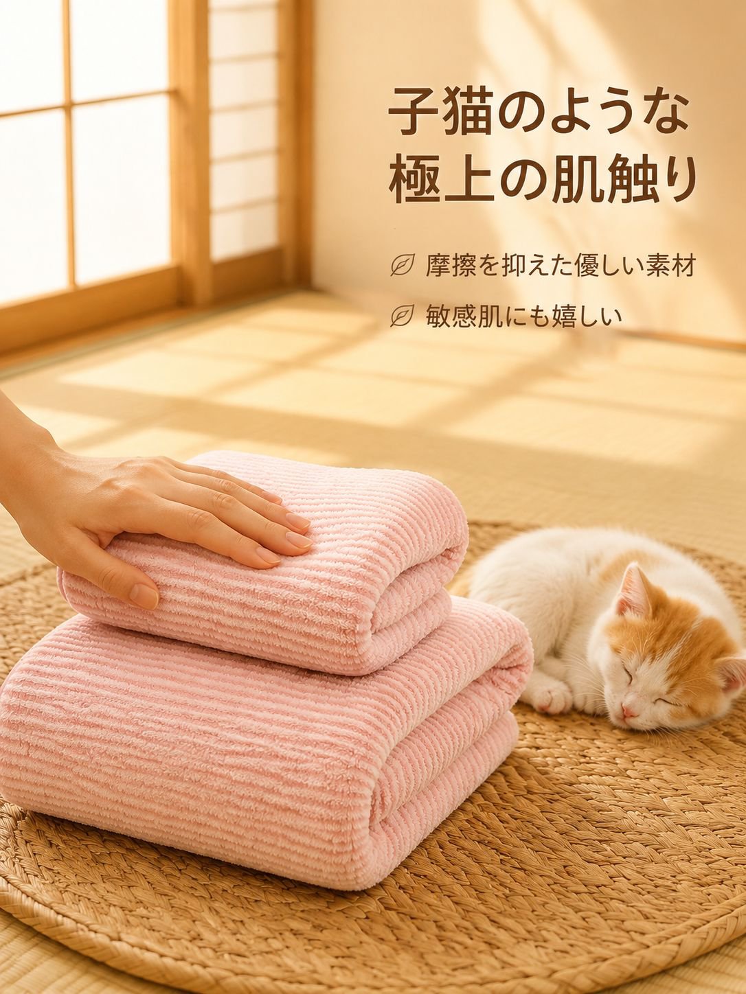 高品質のベルベット吸水性タオル
