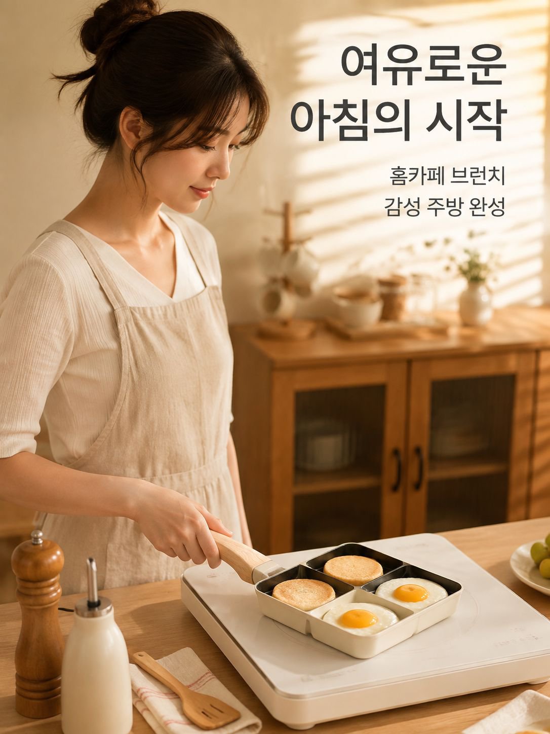 네구멍 오믈렛 조식 냄비