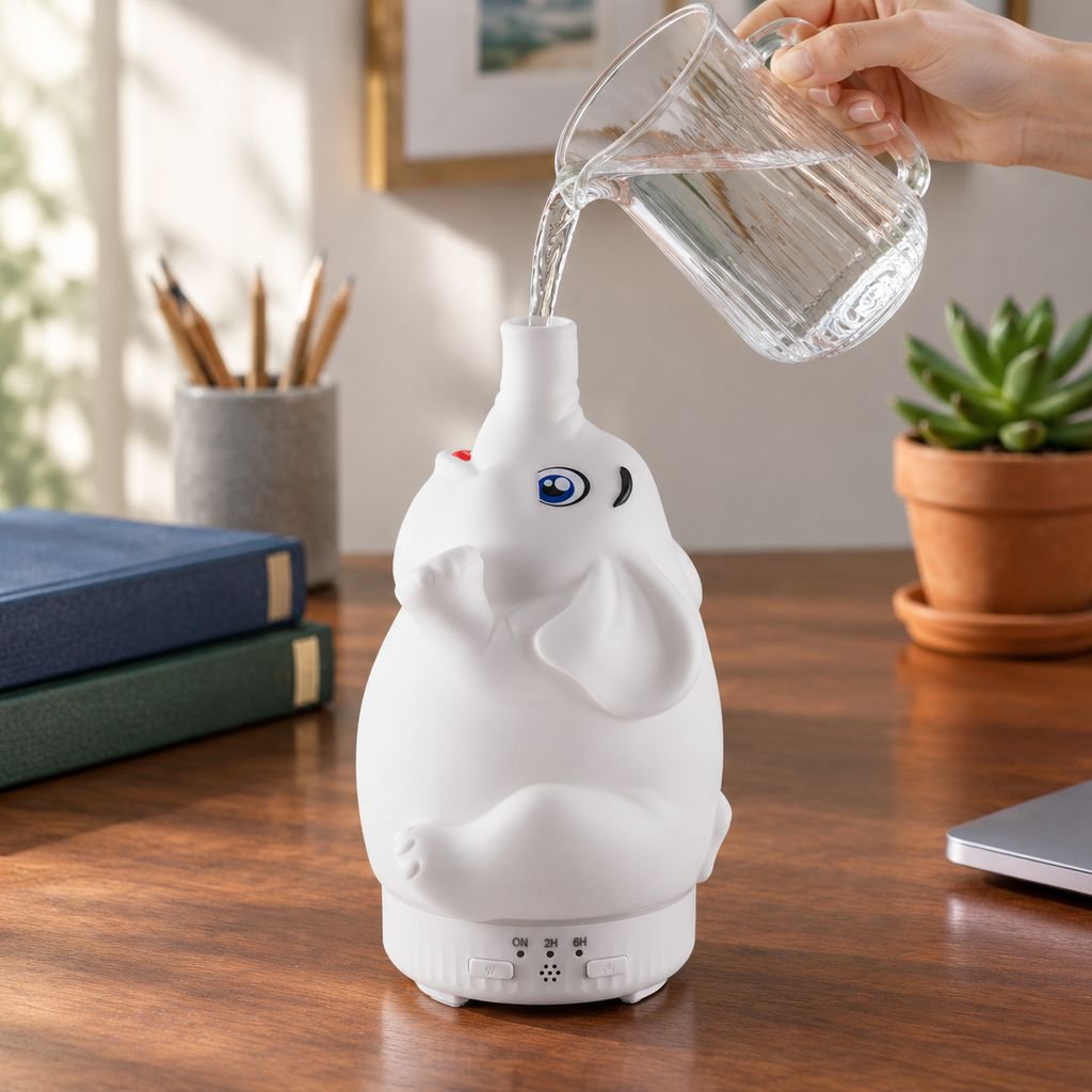 Silent Jellyfish Mini Humidifier with LED lights