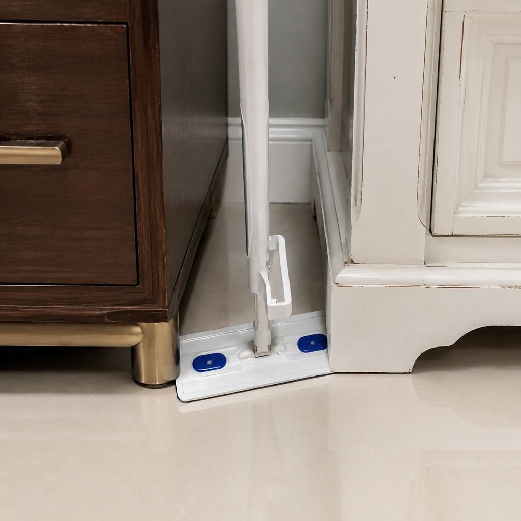 Wet and dry mop for hardwood surfaces