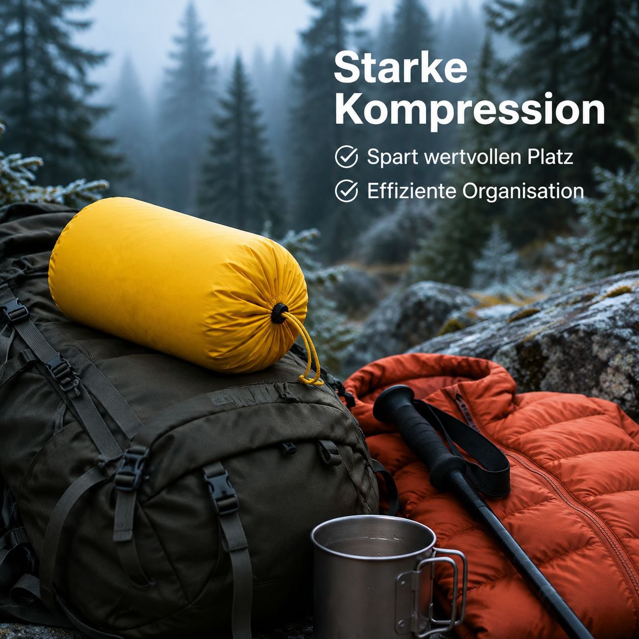 15D Nylon Kompressionsbeutel