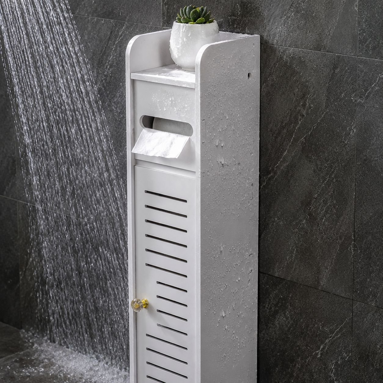 Estante de almacenamiento para inodoro de baño