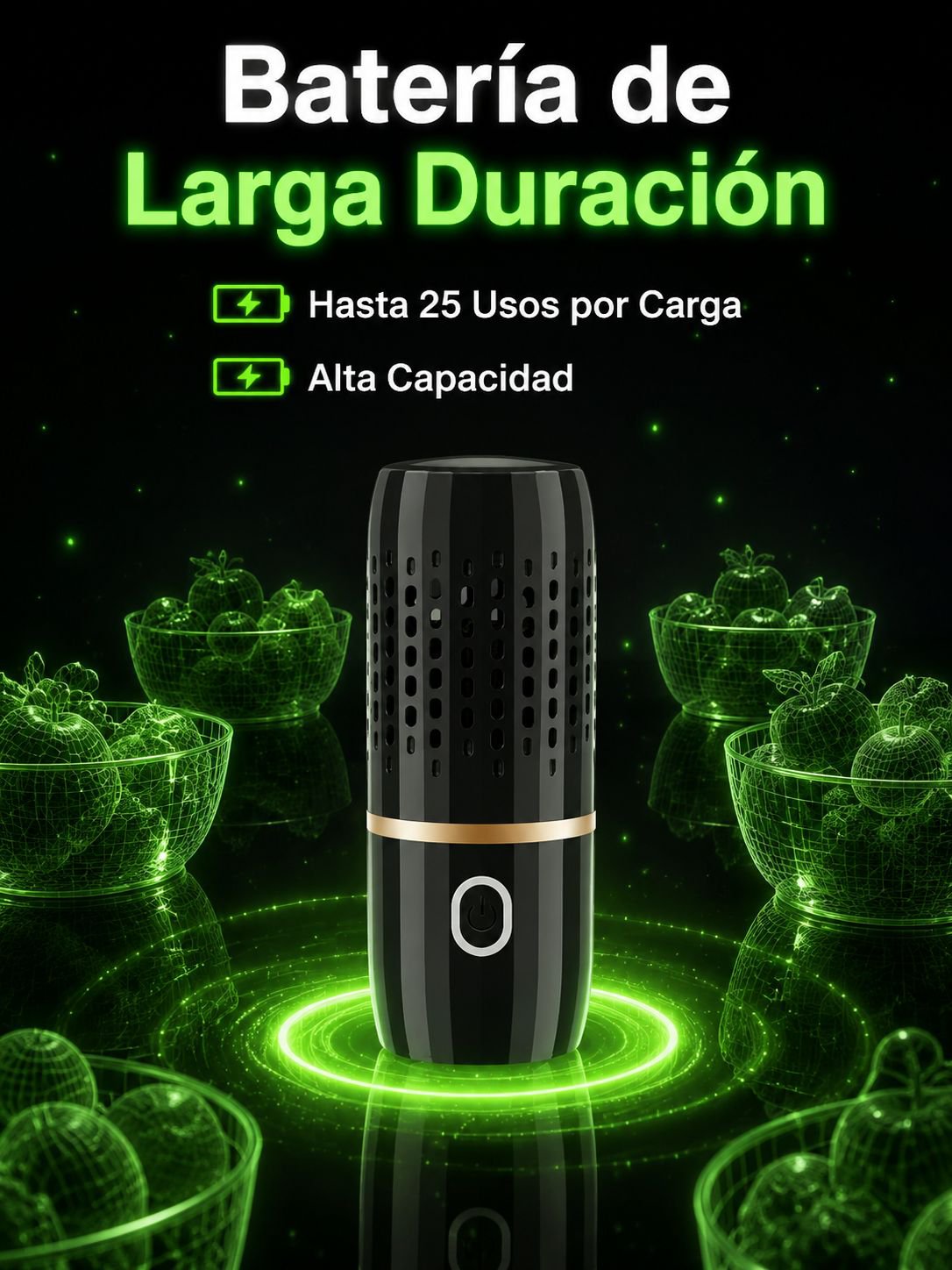 Tecnología de desinfección para alimentos frescos