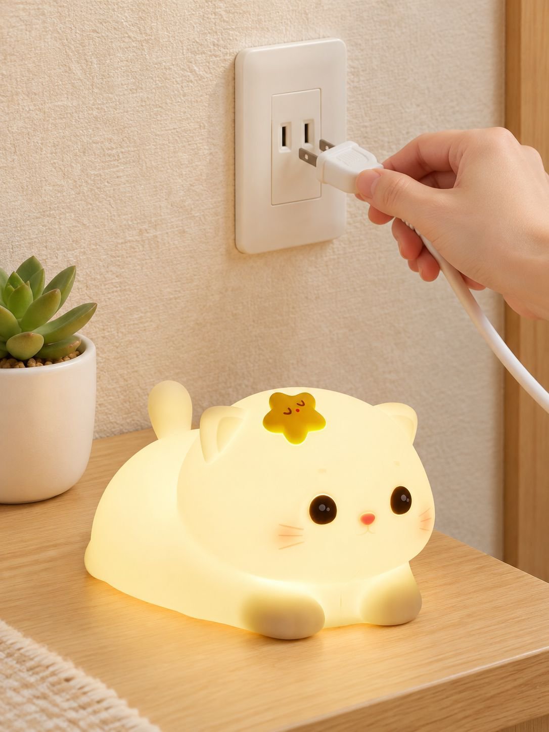 プレゼント用ラッピングのJMY-猫ランプ