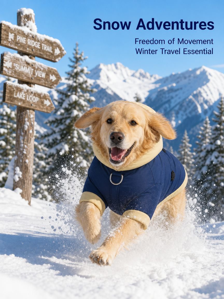 Winter thick down jacket for dogs