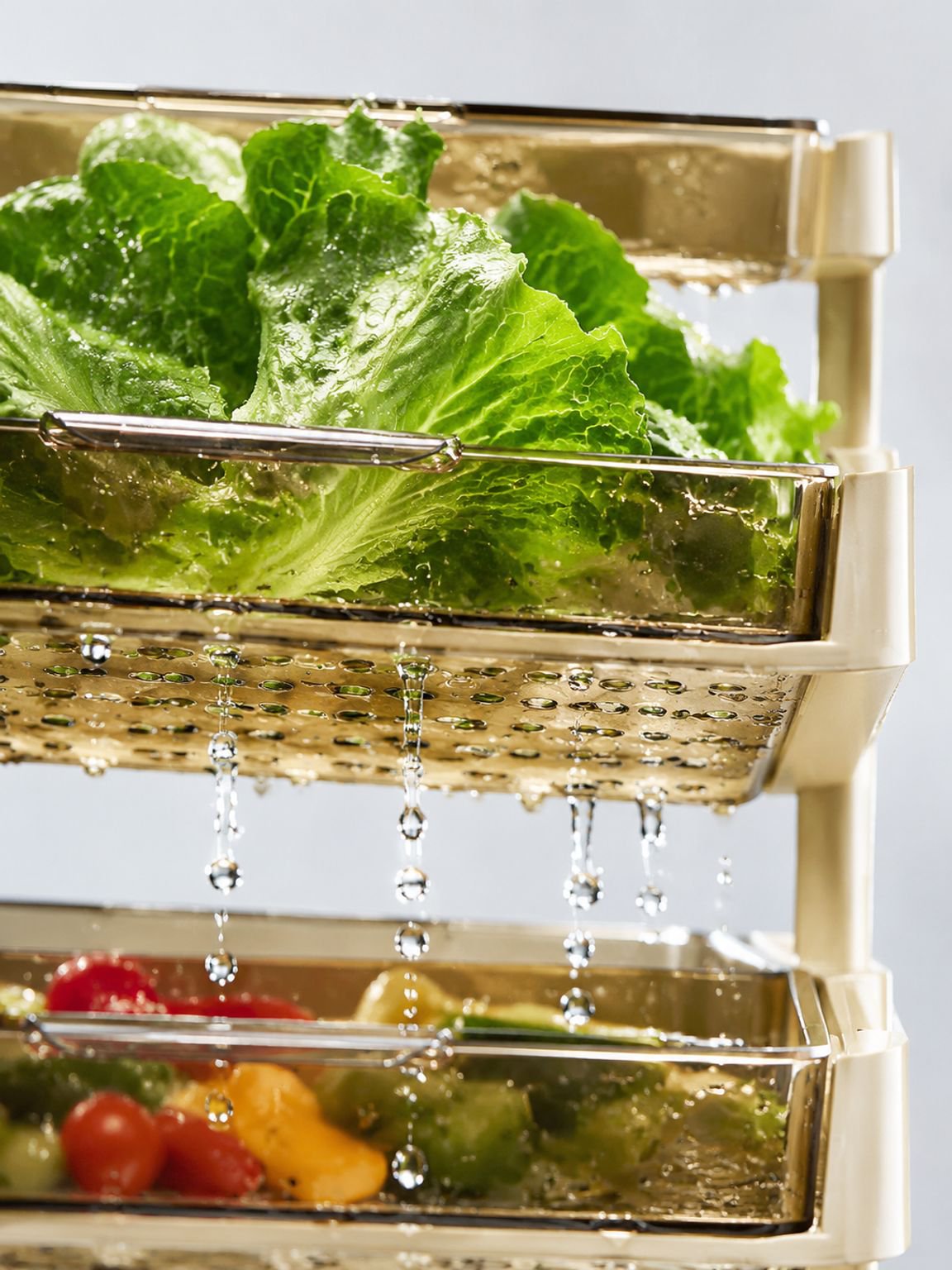 Étagère de rangement multifonctionnelle à plusieurs niveaux pour cuisine