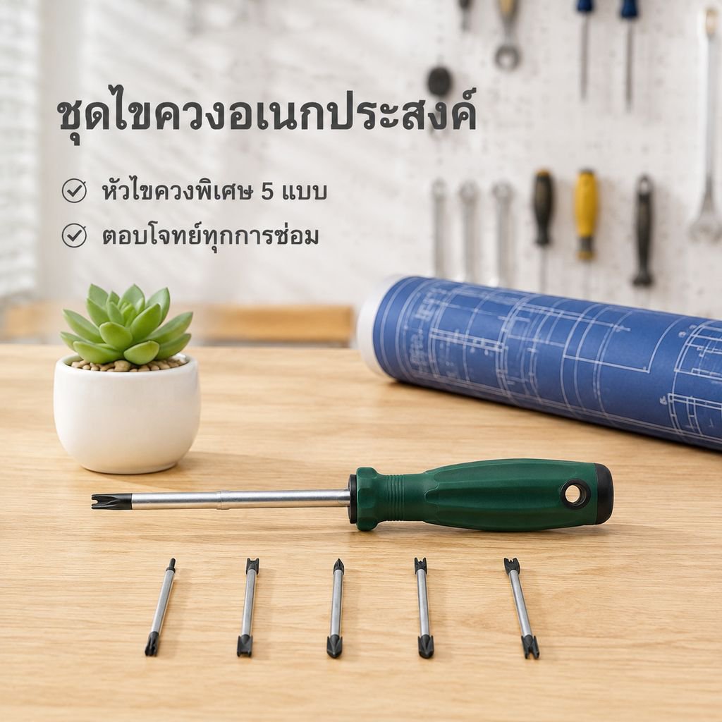 ไขควงอเนกประสงค์หัวพิเศษ