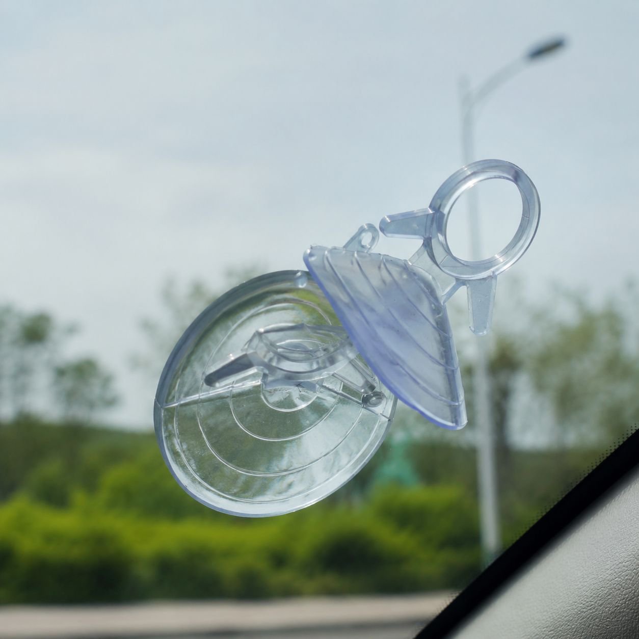No-drill 4.5cm dovetail suction cup for car curtains