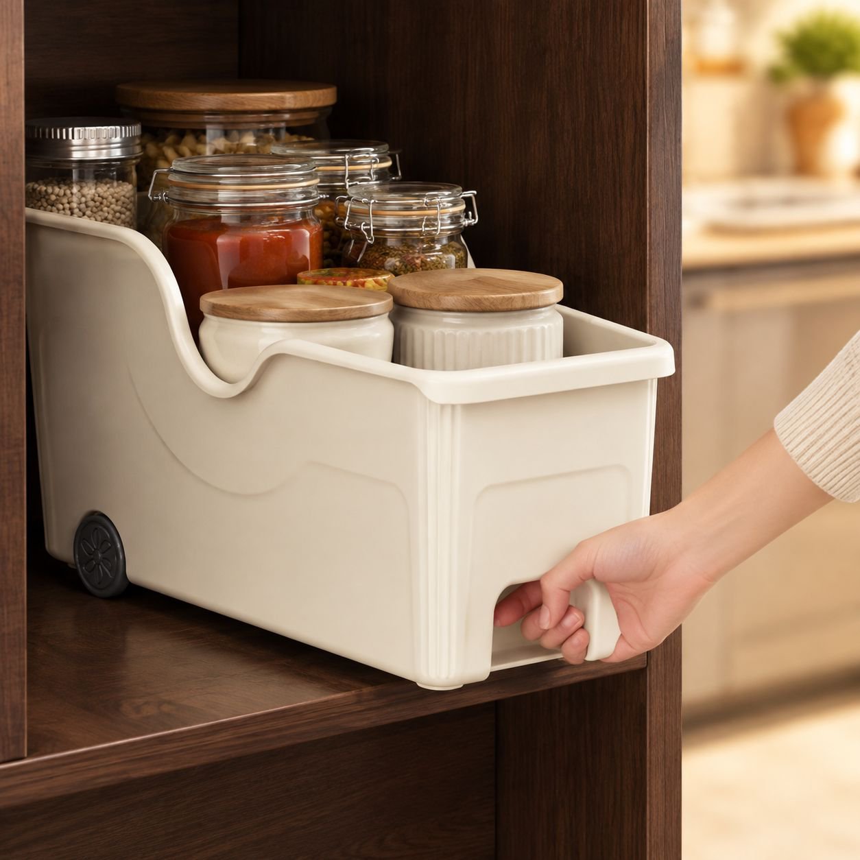Wheeled Kitchen Storage Box