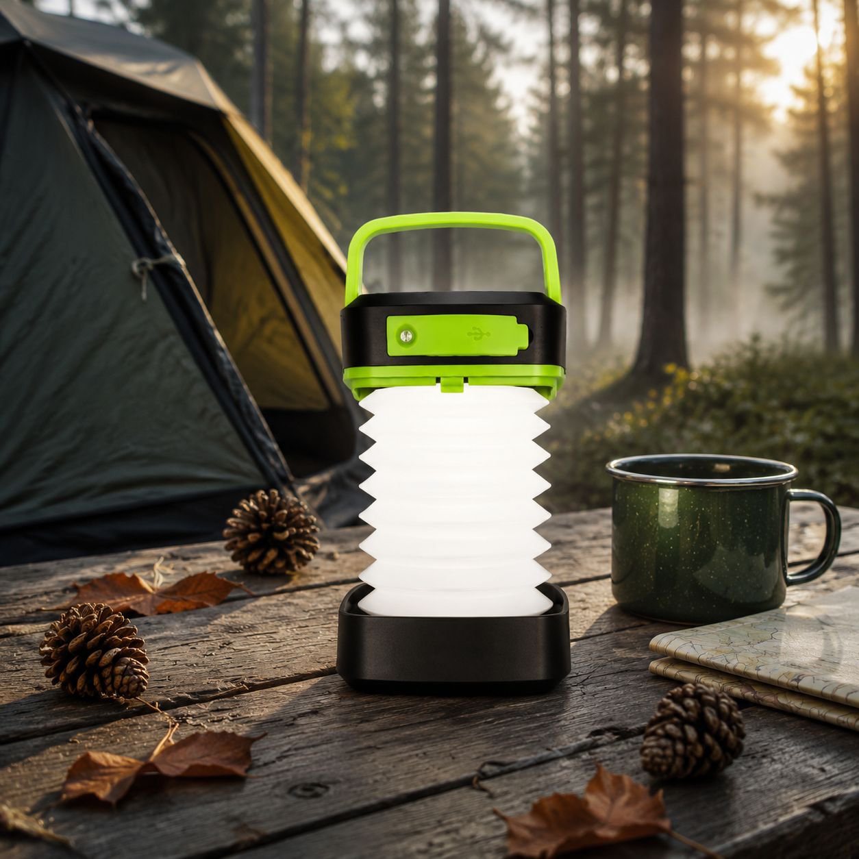 Multi-functional Portable Camping Light Solar Emergency Lamp