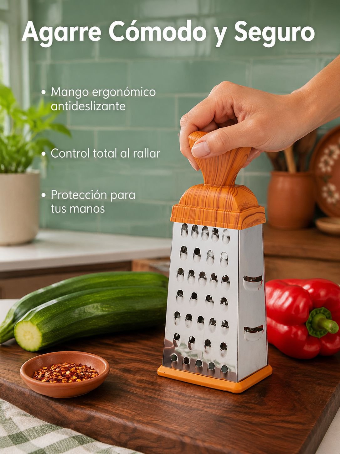 Cortador multifuncional de verduras, rallador de zanahoria, cortador de patatas y pepino