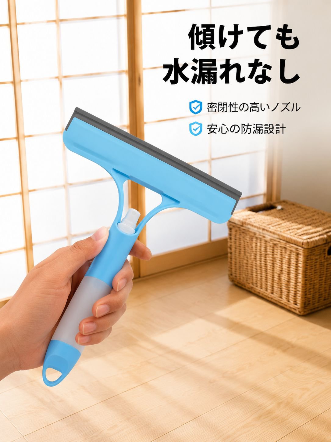 3-in-1床窓ツールワイパー