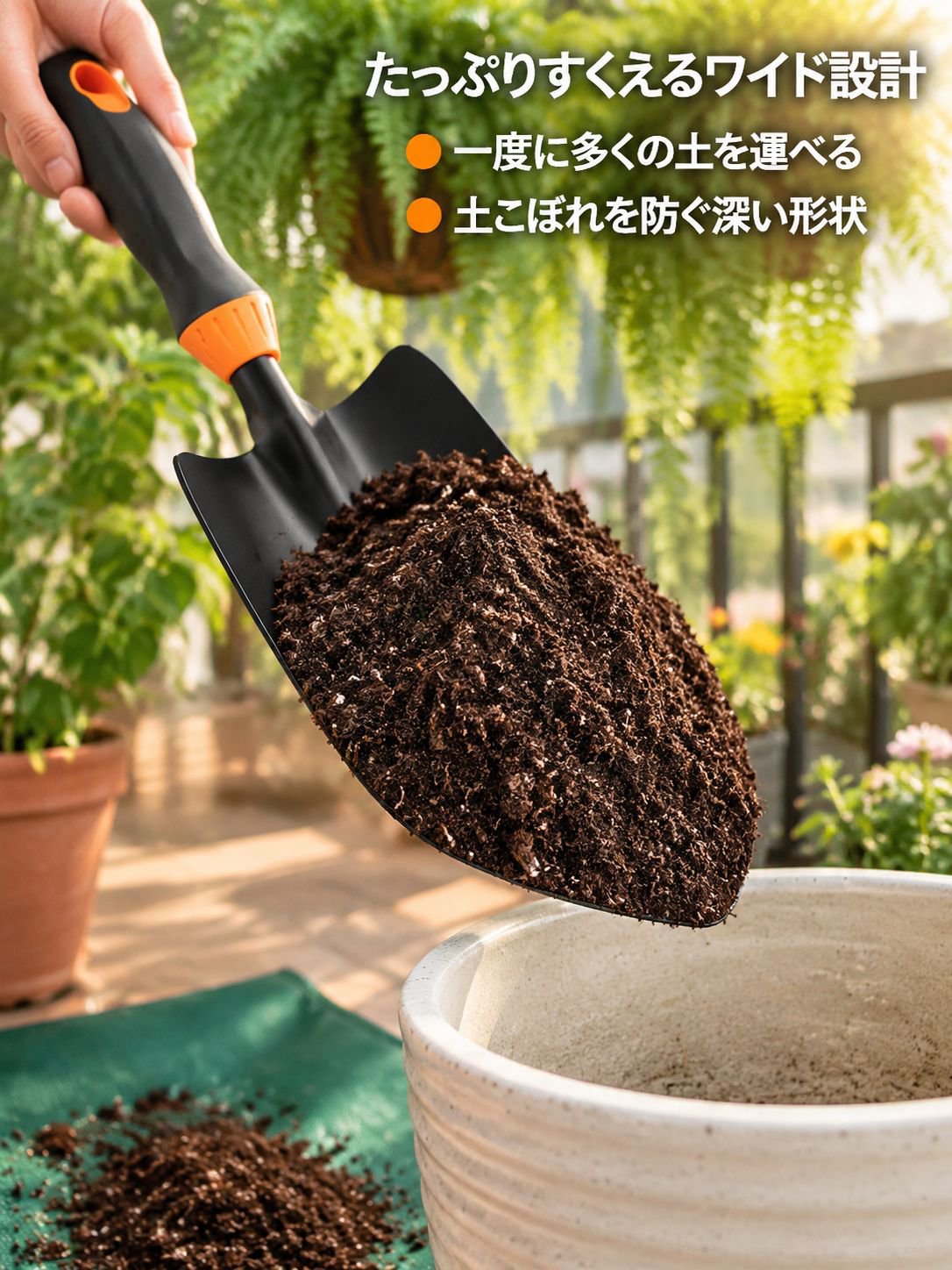 家庭用小型シャベル