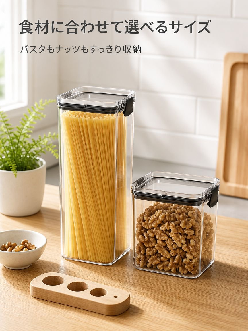 透明な保存容器